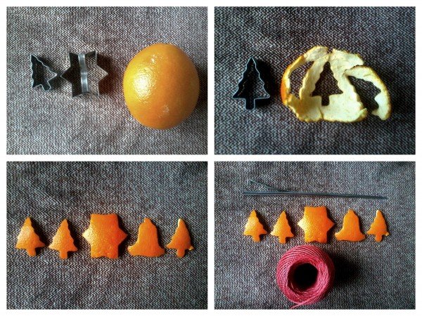 igy készülhet narancshéjból karácsonyi dekoráció