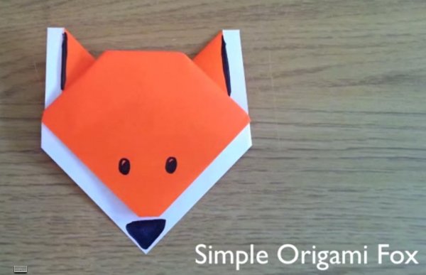 origami róka
